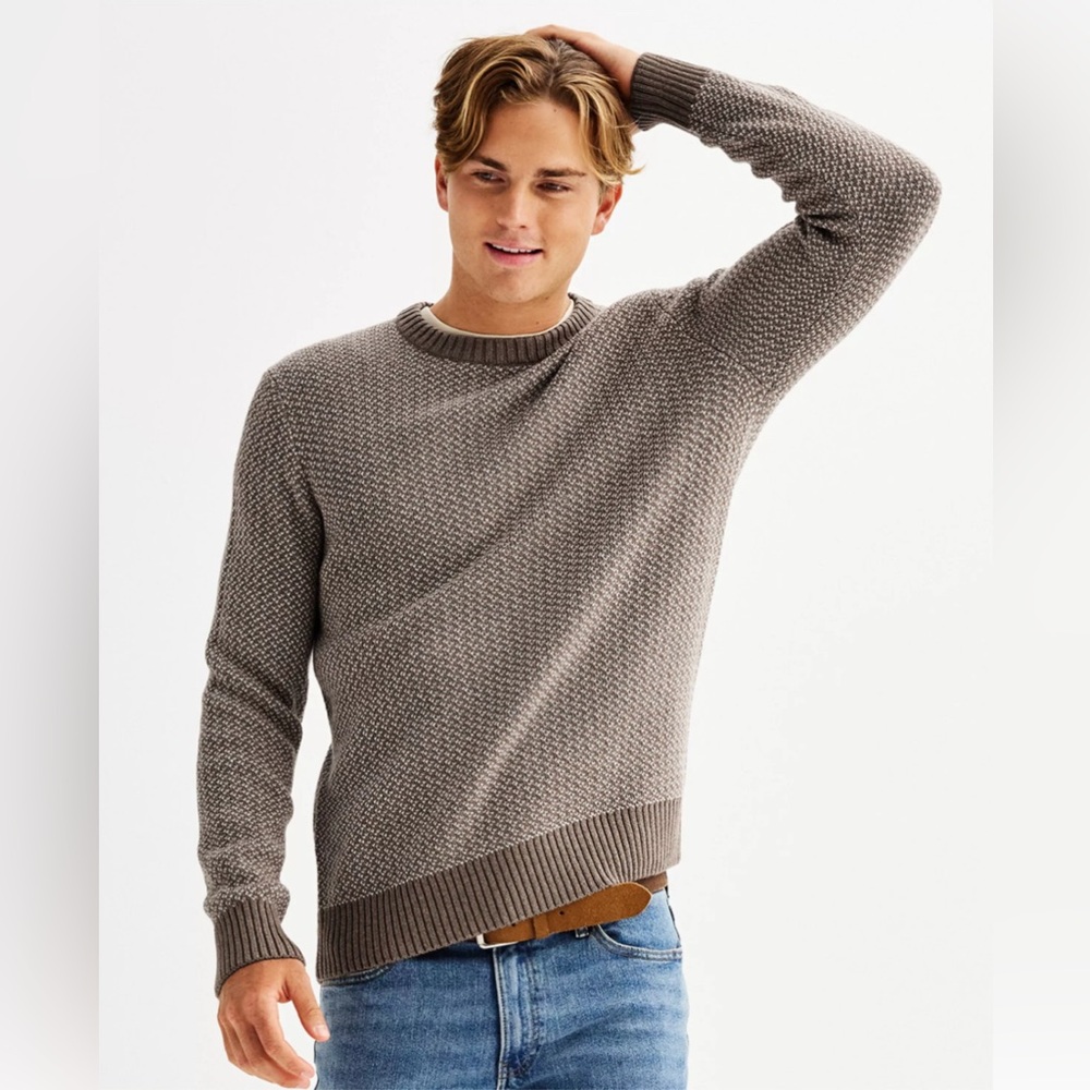 Sonoma  Tan Crewneck Sweater